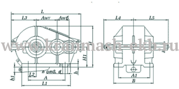 Редуктор Ц2 250
