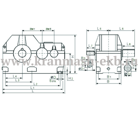 Редуктор Ц3Н 630