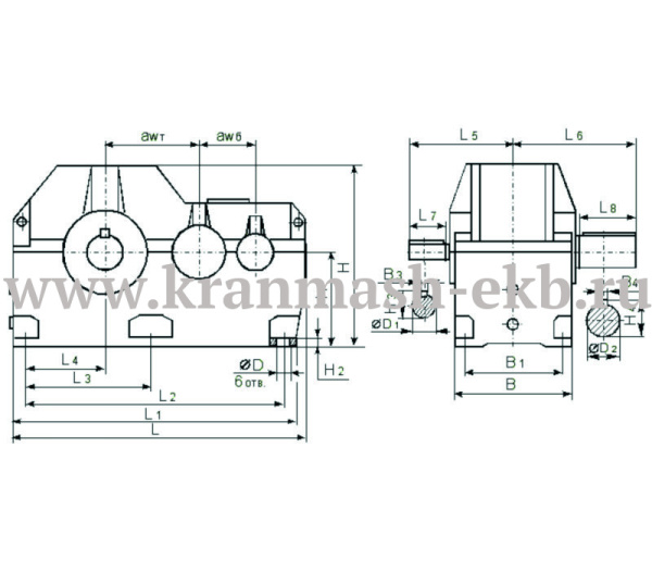 Редуктор Ц3Н 630