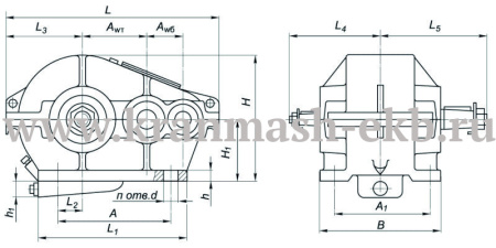 Редуктор Ц2 500