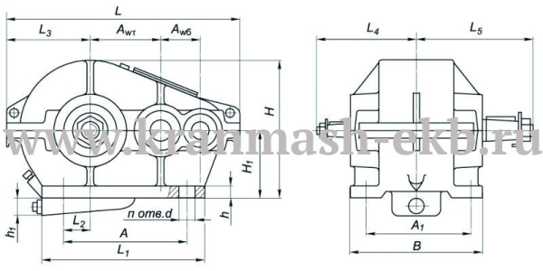 Редуктор Ц2 400